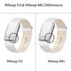 Pro Whoop 5.0/5.0MG Řemínky k hodinkám Pásky z pravé kůže Kompatibilní s náramkem WHOOP ONE Fitness Tracker Whoop Life EKG Pásky