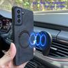 Magnetic Retro Leather Soft Case For Samsung Galaxy S21 FE S21FE Wireless Charging Phone Case Cover