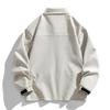 Spring and Autumn Loose Jacket Boys Versatile Jacket Youth Trend Lapel Top Cardigan Casual Fashion Men's Clothing