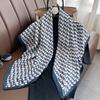 Spring and Autumn Summer Fashion Big Square Scarf Letter Silk Scarf Long Decorative Scarf Shawl Scarf Hairband Women
