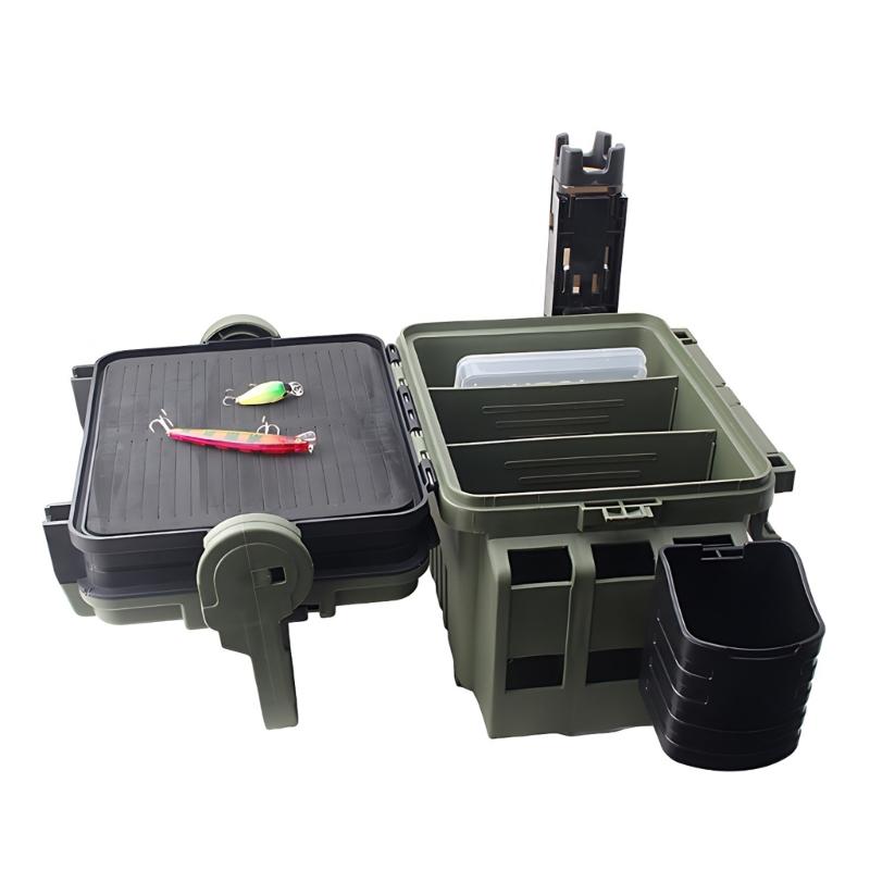 Adjustable Dividers Fishing Tackle Boxes Baits Lure Hook Accessories Box Storage