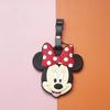 Kawaii Disney Minnie Mickey Mouse Luggage Label Cartoon Luggage Tag Suitcase ID Address Holder Baggage Boarding Portable