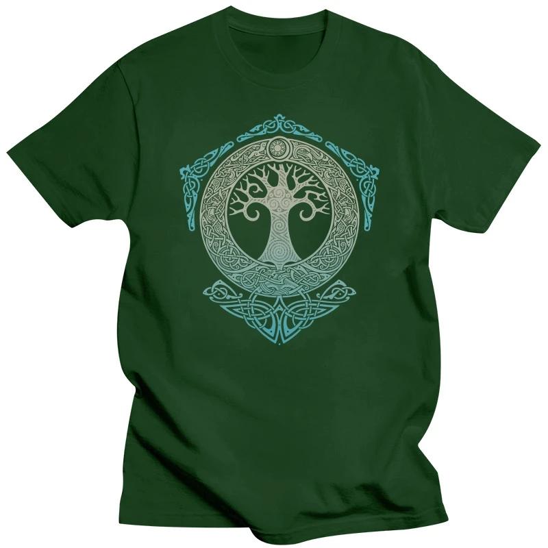 Yggdrasil T Shirt World Tree Tops Fashion Pattern Tee 2022 Summer Brand T-Shirt Odin Aesir Nordic Mythology Tshirt