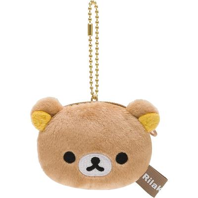 San-X Rilakkuma Mini Plush Coin Case, CK69201, H8.5 X W6 X D3cm