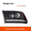 Super Bright LED Bi-LED Projector Headlights for Dodge Ram with Flowing Turn Signal