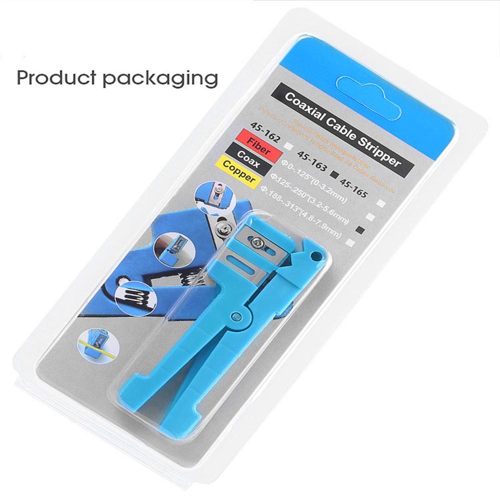 Fiber Optic Stripper Fiberglass Jacket Sheath Stripper Tool Adjustable Blades Cutter Slitter For CB Antenna Cables