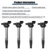RIGHTPARTS 90919-02252 90919-02258 Car Ignition Coils For Toyota Corolla Prius Lexus Scion Pontiac L4 1.8L 9091902252 UF596