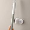 1Pcs Mop Clip Bathroom Wall Mounted No Drill Broom Holder Mop Storage Rack Organizer Hook For Home Toilet Cleaning Tools
