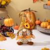 Gnomi Autunnali Decorazioni per la Casa Gnomo del Ringraziamento Tiene Acero Zucca Raccolta Regalo Vassoio Stanco Tavolo Decorazione Interna