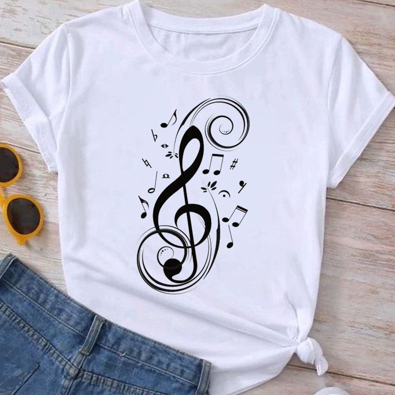 Fashion Clothes Summer Spring Flower 90s Tee Ladies Cartoon Clothing Short Sleeve Graphic T Shirt Women T-shirt Female Top