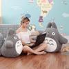 Large Totoro Plush Toy and Pillow, Cartoon Stuffed Doll for Girls and Children's Birthday Gifts