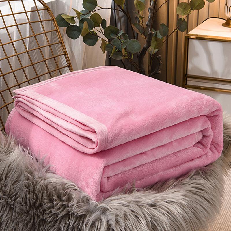 Modern Solid Color Throw Blanket Comfy and Cozy Lightweight Super Soft Blanket for Home Couch Sofa Bed Bedspread Travel Camping