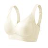 Popular comfortable and seamless women's big breasts show no steel ring, and the upper support is a thin sports bra with secondary breasts.