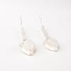 Rainbow Moonstone Gemstone 925 Sterling Silver Jewelry Handmade Earrings 2.3" EE-166-27