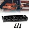 Electric Bass Fixed Bridge 12 String Professional Bass Accessory Fixed Bridge Metal Texture Bass Guitar Part for Guitar
