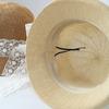 Lace Ribbon Straw Hat Women, Summer Beach Vacation Sunhat Travel New