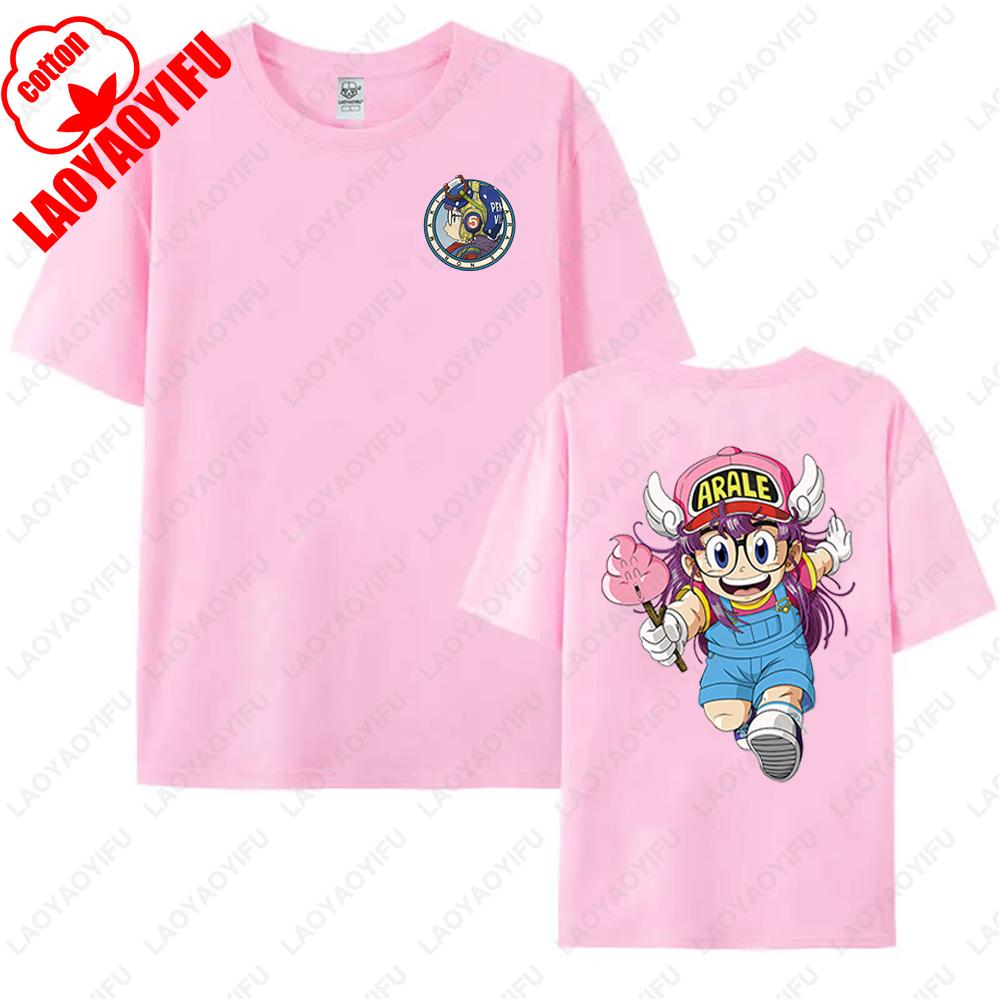 Cartoon Anime Little Girl Arale Graphic Tshirt Japanese Manga Printing Unisex Streetwear Kawaii Retro Trend Cool T Shirts Gifts