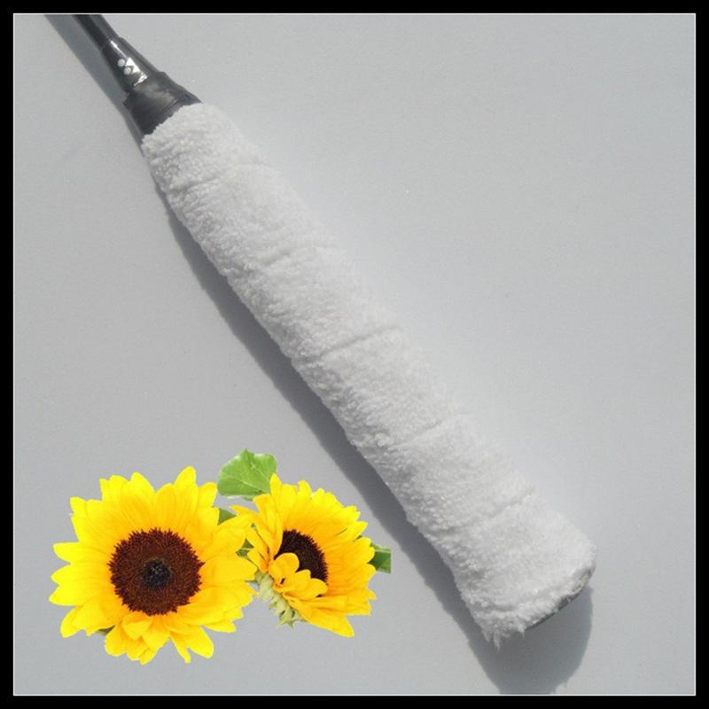 Hochwertige Tennis Badminton Schläger Übergriffe Baumwoll Handtuch Griffe Band Schweißabsorbierendes Griffband Schweißband