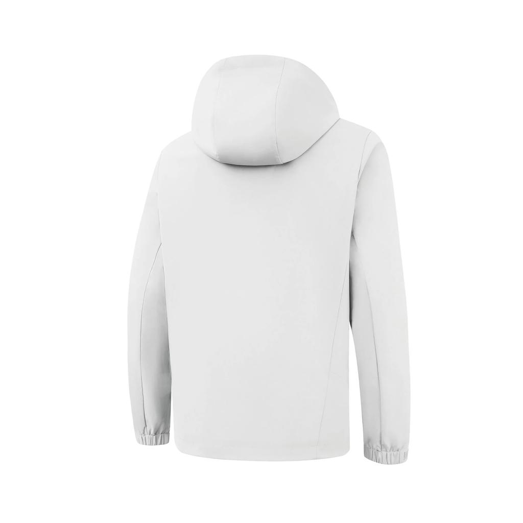 Li Ning Group Purchase Series Solid Color Zipper Hooded Simple Versatile Sports Windbreaker Men Outerwear AFDV901-1