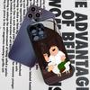 Family Peter Griffin Cartoon Phone Case for Iphone 16 15 14 12 11 13 Pro Max Mini 8 X Xr Xs Puls Black Glass Cover