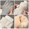 Fashion Lining Ski Gloves Windproof Thick Cotton Touch Screen Gloves Waterproof Winter Warm Gloves Winter Season