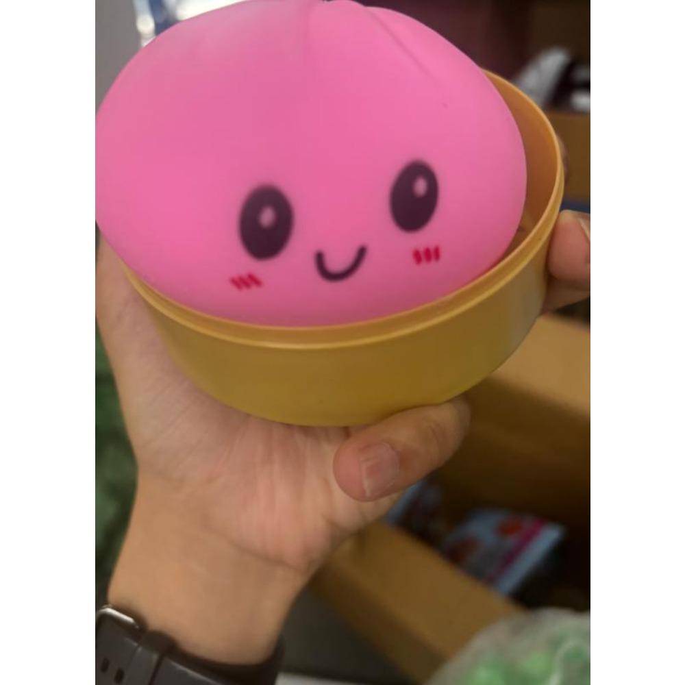 Simulation Baozi Squeeze Toy Steamed Stuffed Bun Slow Rebound Soft Pinch Decompression Squishy Toy Stress Release Toy