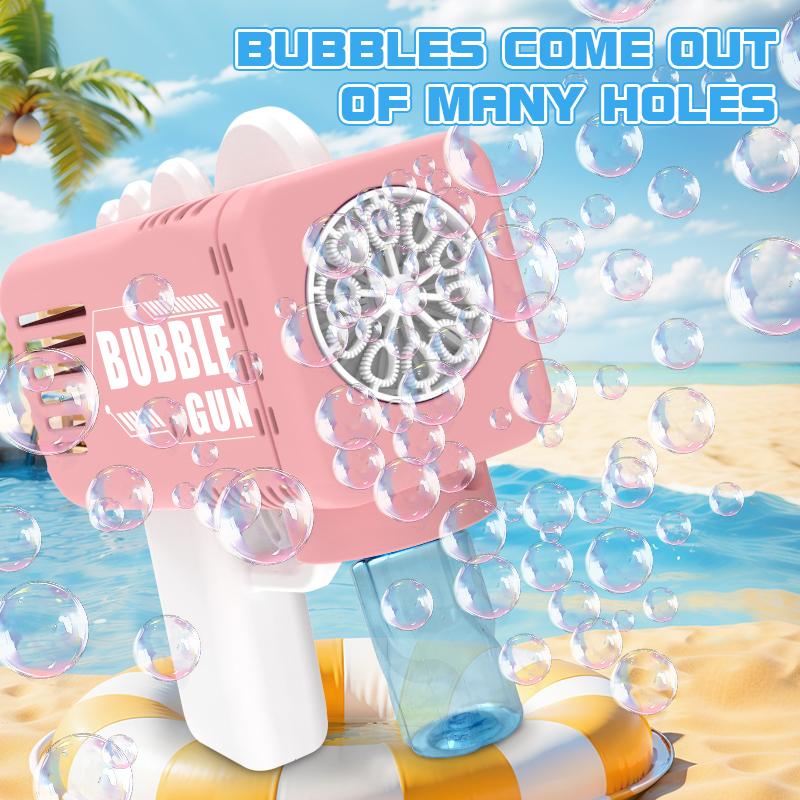 Fully Automatic Bubble Toy Dinosaur Light Bubble Gun Outdoor Parent-child Interaction Wedding Without Battery Bubble Water