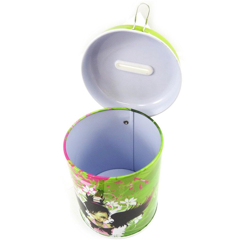 Les Trésors De Lily [L6877] - Green 'Fairy Dreams' Metal Piggy Bank