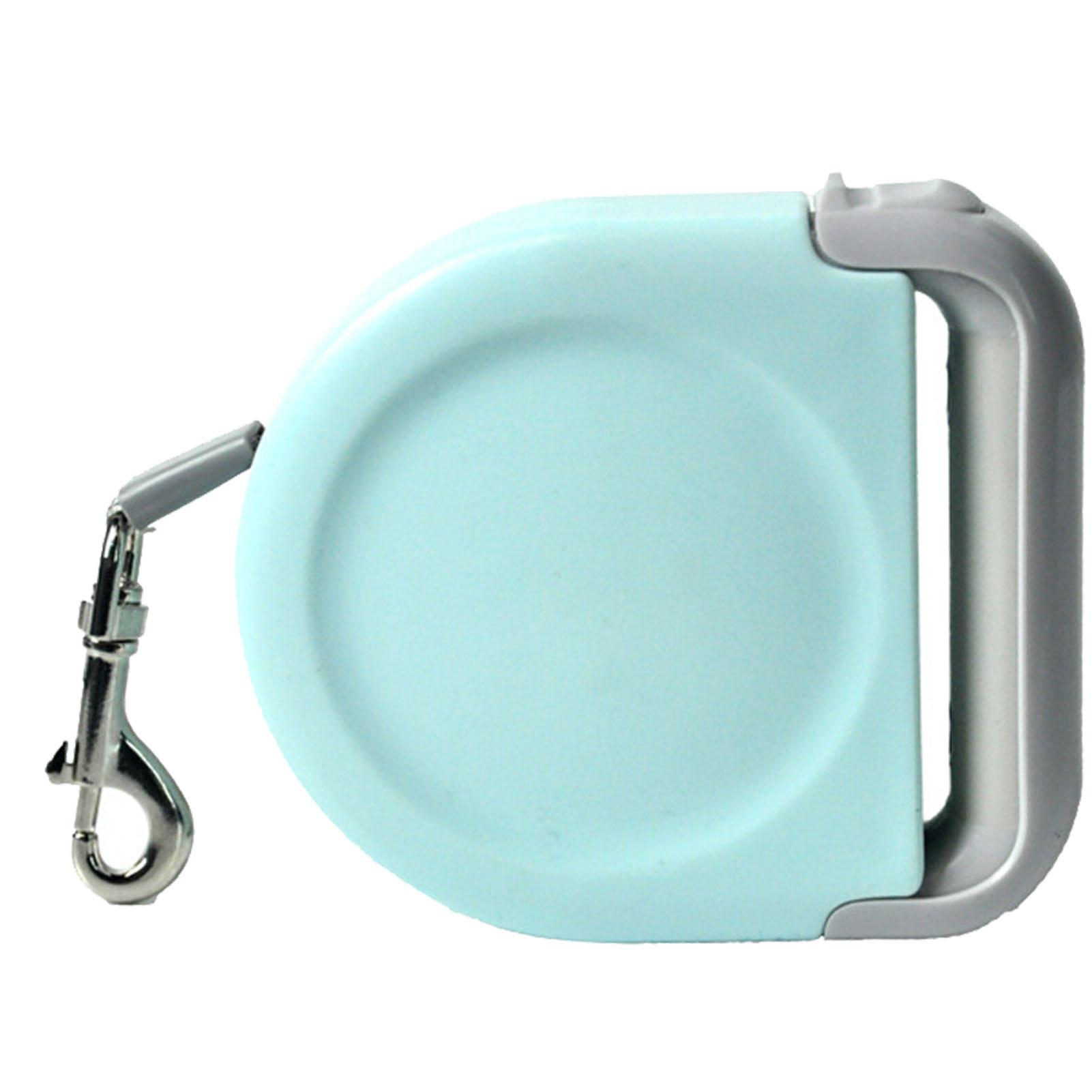 Portable Automatic Dog Leash Retractable Strong Strength Pet Traction Leash for Dog Walking синий