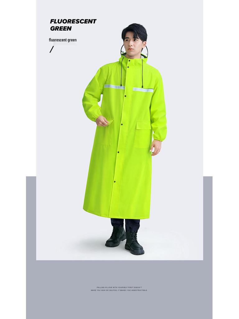 Unisex Full-Body Stormproof Raincoat Jumpsuit for Outdoor Electric Motorcycle