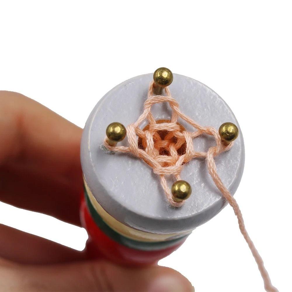 Doll Knitting Spool Tool Hand Knitting Yarn Knitting Tool DIY Rope Braided Maker  Sewing