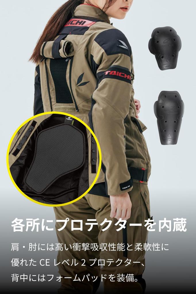 RS TAICHI Motocyklové oblečení Jezdecká bunda Vodotěsná Větruodolná Ochrana proti chladu Prodyšná CE chránič Odnímatelná vnitřní vložka v ceně DRYMASTER Compass Vše