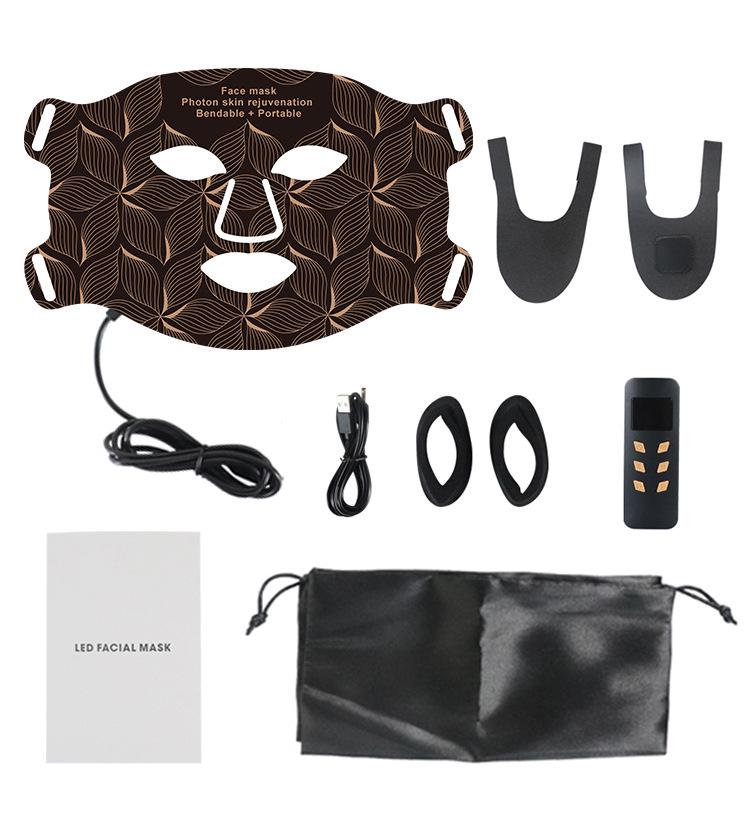 Seven-Color LED Beauty Face & Neck Photonic Mask for Skin Rejuvenation