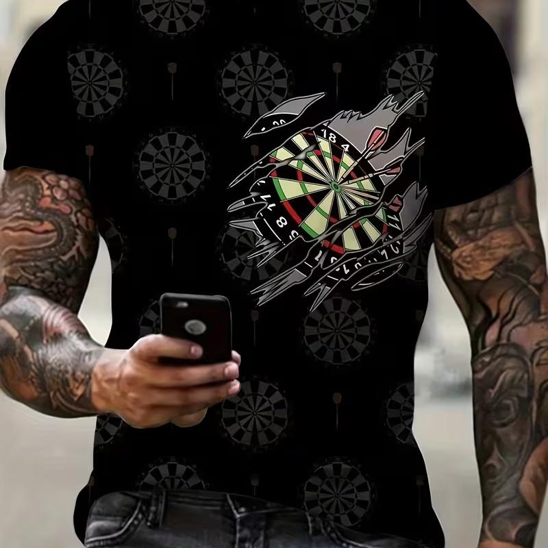Men s Novelty T-Shirt 3D Digital Printing Short Sleeve S