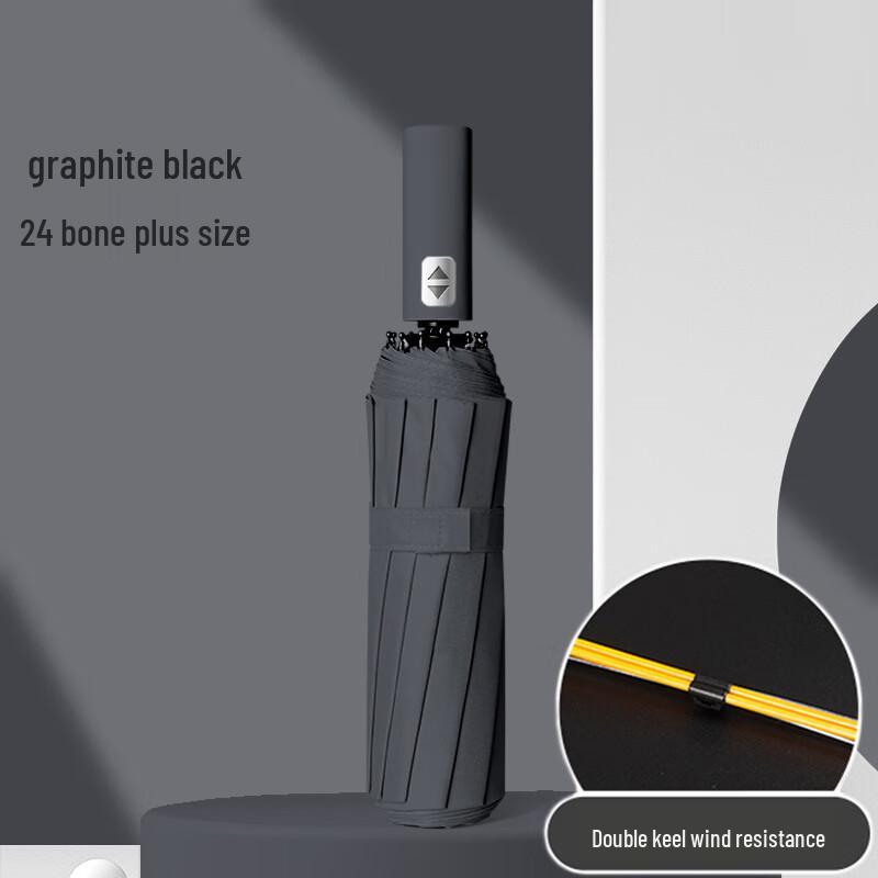 Nan Qiao Fully Automatic 12-Rib 3-Fold Sun/Rain Umbrella