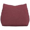 Back Cushion Burgundy Red 45 x 20 x 35 cm Fabric