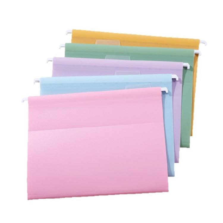 Adjustable Hanging File Folders Wall Mount File Holders with Sturdy Plastic Construction For Desk Cabinet Wall Mounting