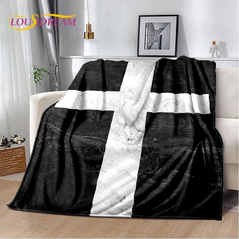3D Pray Holy Bible Cross Jesus Soft Flannel Blanket for Bed Bedroom Sofa Picnic,Throw Blanket for Cover Outdoor Leisure Nap Gift