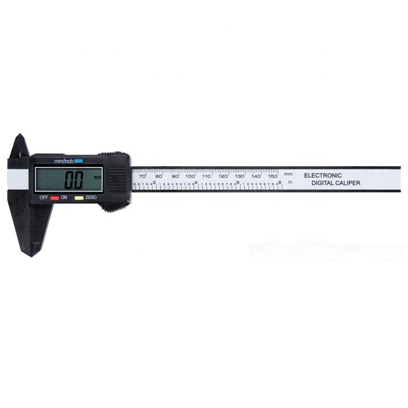 6 Inch Plastic Digital Caliper 0-150 mm чёрный