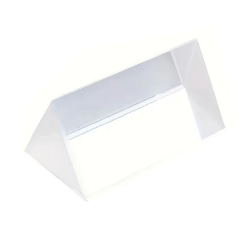Portable Crystal Glass Triangular Prism Clear Triangular Rainbow Prisma Optical Refraction Prisma Photographic