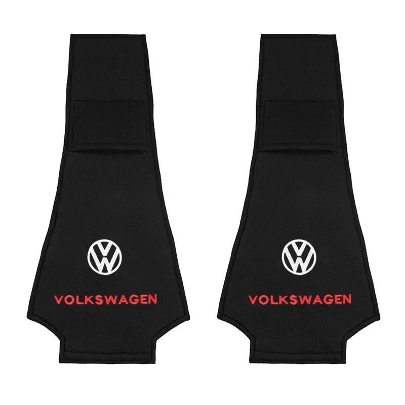 Für VOLKSWAGEN VW Baumwolle Auto Kopfstützenbezug Schutzpolster für Volkswagen Polo Passat Golf Jetta Tiguan Touran TAYRON Santana Sci
