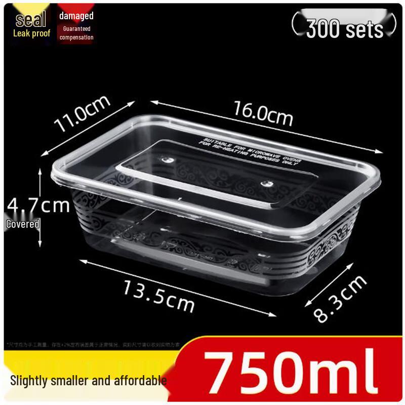 Disposable Rectangular Food Containers