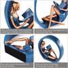 Reading Statues Office Decoration Art Characters Resin Yoga Girl Decoration Circular Craft Decoration Reader Teacher Desktop Decoration