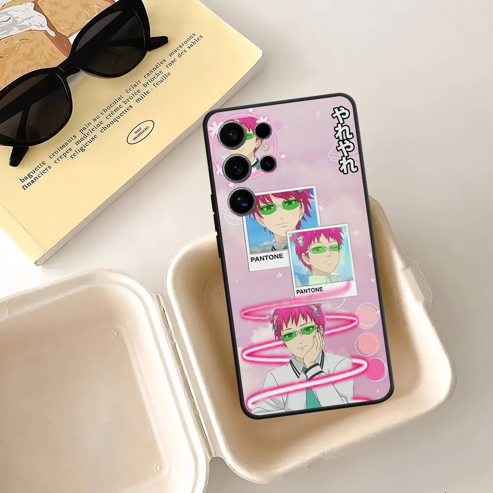 

The D-Disastrous Life Of Saiki K Case For Samsung Galaxy Case S25 S23 S22 S21 S30 S20 S10 Ultra Plus FE TPU Soft Cover Samsung S24FE