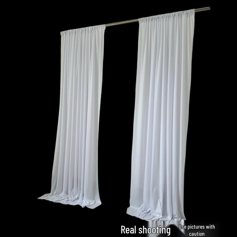 Wedding Silk Gauze Curtain Backdrop – Stage Decoration Prop
