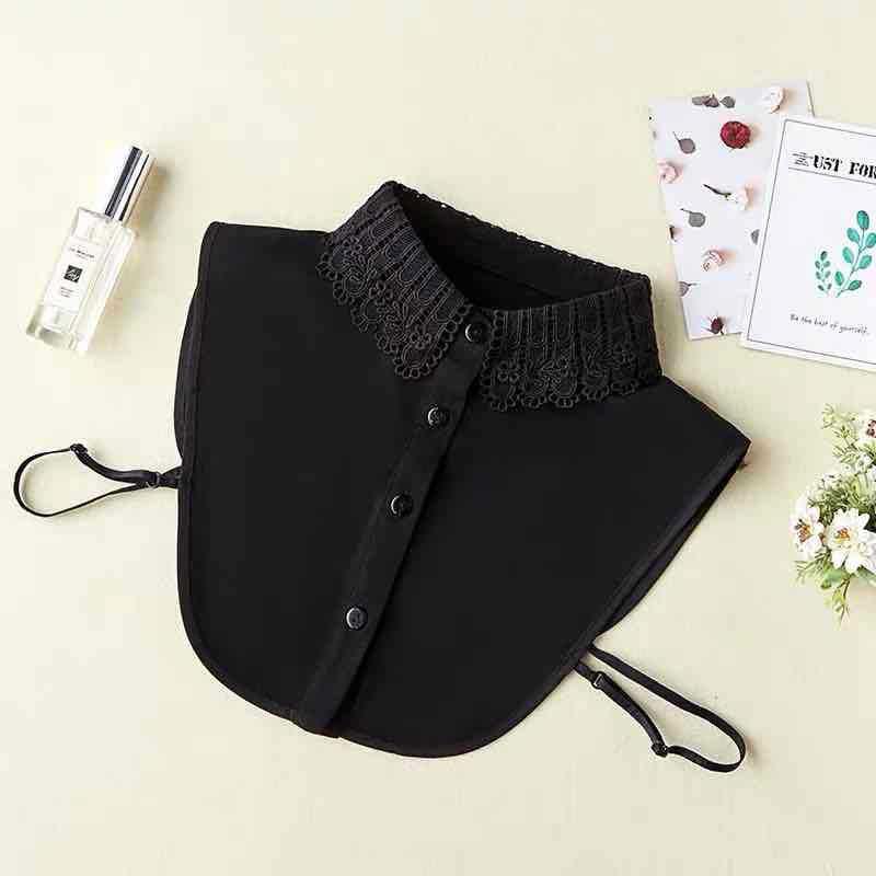 

Кружевной воротник-подделка, классическая мода, съемные воротники-подделки, искусственная полусорочка для женщин, девушек, дамских платьев, блузок, свитеров