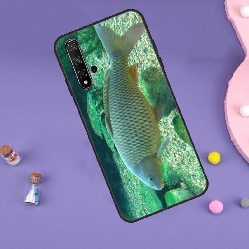 CARP FISH FISHING For Huawei Nova Y61 Y60 Y70 Y72 Y73 Y90 Y91 9 10 SE 7i 8i 11i 12i P30 P40 Lite P60 Pro Case