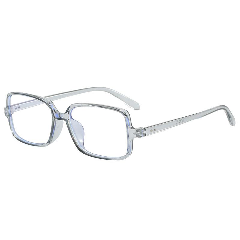 New Internet celebrity black frame anti-blue glasses women's fashion frame glasses men's trendy retro square small frame glasses