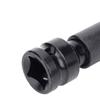 Square 1/4 Inch Hex Steel Ratchet Socket Wrench Socket Adapter Drill Chuck Adapter Drive Converter