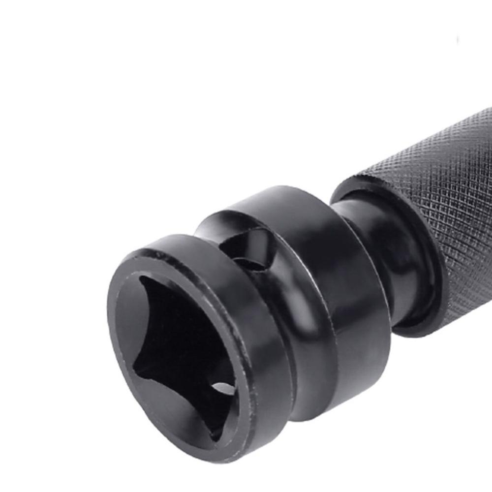 Square 1/4 Inch Hex Steel Ratchet Socket Wrench Socket Adapter Drill Chuck Adapter Drive Converter